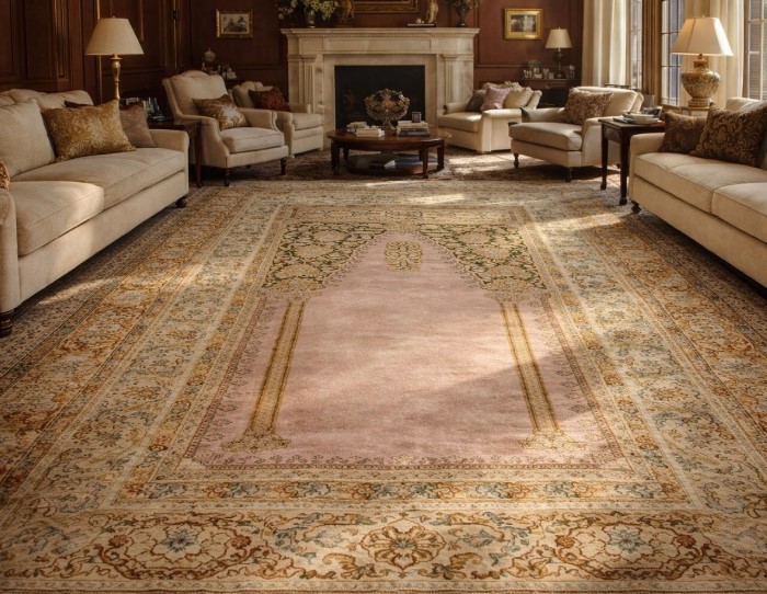authentic silk rugs